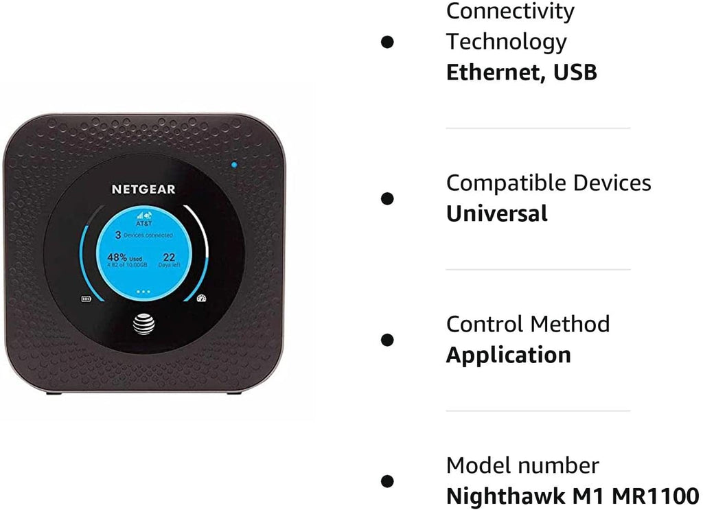 Netgear Nighthawk MR1100 4G LTE Mobile Hotspot Router (AT&T GSM Unlock